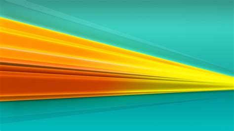 Teal And Yellow Light Rays Hd Wallpaper Wallpaper Flare
