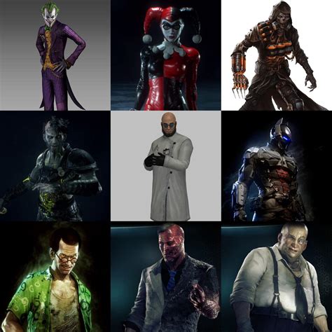 Who Is Your Favourite Villain From The Batman Arkham Game Series R
