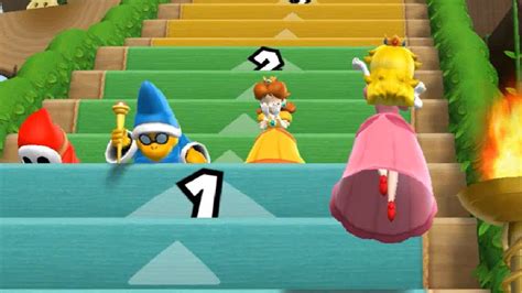 Mario Party 9 Step It Up Shy Guy Vs Magikoopa Vs Peach Vs Daisy