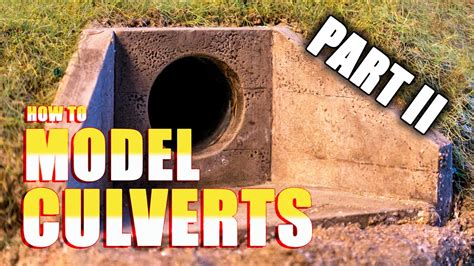 How To Model Culverts The Diorama Base Youtube
