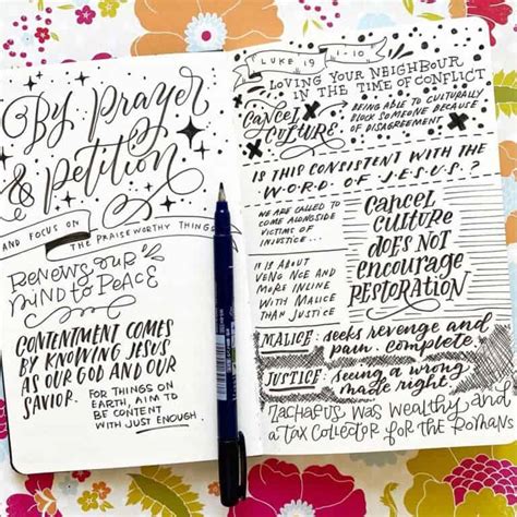 7 Gorgeous Bullet Journal Font Ideas Bullet Planner Ideas
