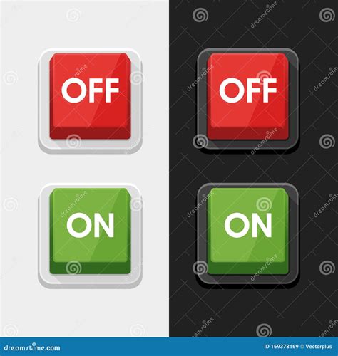 On Off Switch Power Button Symbol Icon Vector Design Illustration