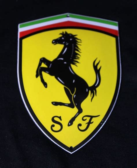 Ferrari photo collection and cars pics. Ferrari - Logo - Pferd - 15x10 cm - Emailschild - Türschild - Emaille Schild | Ferrari ...