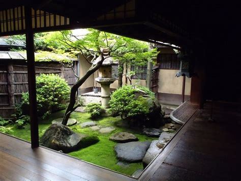 Japan Kyoto Sumiya Inside Garden Inside Garden Small Japanese