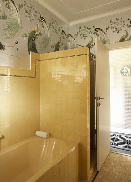 Sunflower Yellow Vintage Bath Yellow Bathrooms Yellow Bathroom Tiles