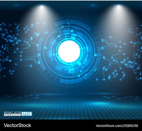 Abstract Technology Background Hi Tech Royalty Free Vector