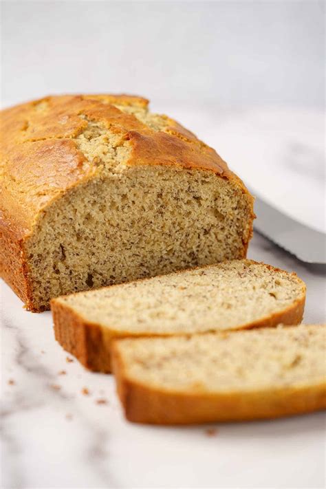 Spread batter in prepared pan. Sour Cream Banana Bread Recipe | MyGourmetConnection