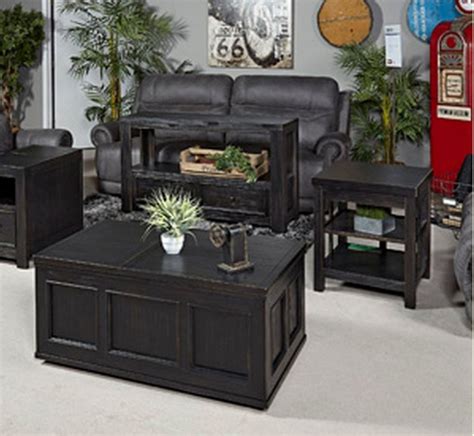 Ashley Furniture Gavelston Black 3pc Coffee Table Set The Classy Home