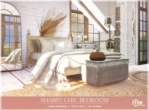 Lhonnas Shabby Chic Bedroom Tsr Cc Only Sims 4 Bedroom Sims House