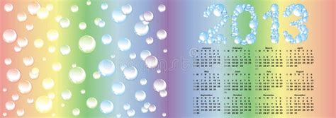 Abstract Bubble 2013 Calendar Stock Illustrations 10 Abstract Bubble