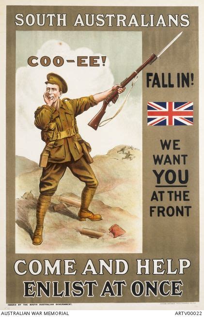 South Australians Come And Help Enlist At Once War Posters World
