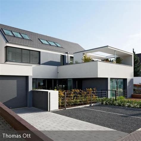 Während sie noch damit beschäftigt sind, ihren hausbau zu planen, sollten bereits wichtige fragen für die außenanlagen geklärt und im lageplan dargestellt sein. Außenansicht (mit Bildern) | Architektur haus, Haus, Haus ...