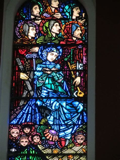 Harry Clarke Window In St Patricks Church Newport Stained Glass