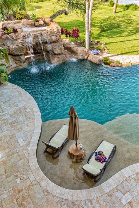 80 Fabulous Swimming Pools With Waterfalls Pictures