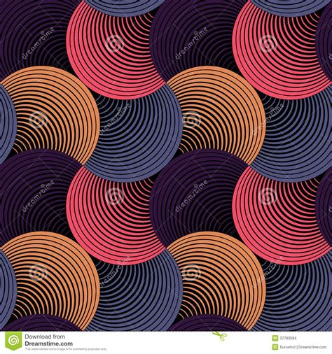 Geometric Petals Grid Vector Seamless Pattern Download From Over 48