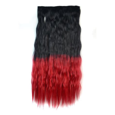 Glam seamless ombre extensions are done is small batches and have a strict quality control process to ensure our extensions are salon quality. Stepupgirl 22 Inch Black to Bright Red Ombre Color Scalded ...