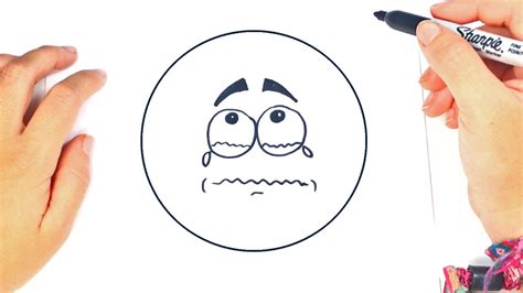 Cómo Dibujar Un Emoji Triste Paso A Paso Dibujo Fácil De Emoji Youtube