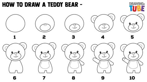 Como Dibujar Un Oso De Peluche Paso A Paso 4 How To Draw A Teddy Bear