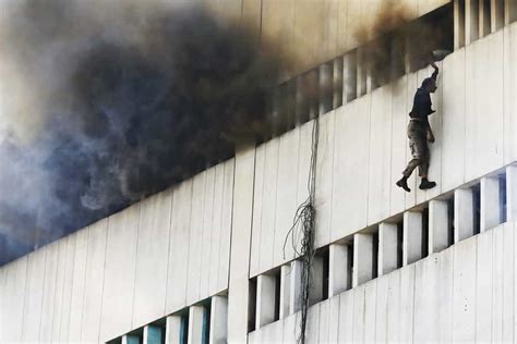 Men Fall From Building Inferno Gagdaily News