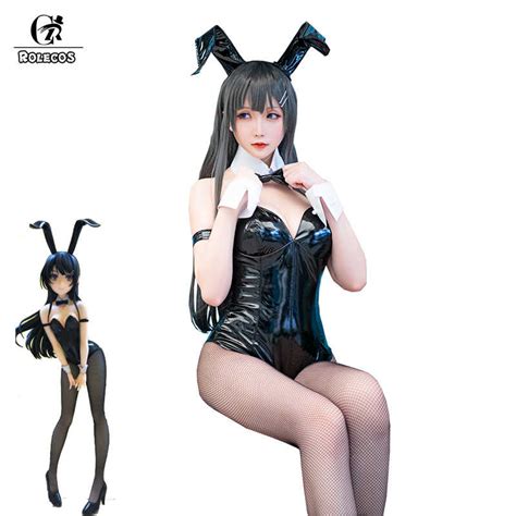 Anime Sexy Bunny Girl Cosplay Costume Jumpsuit Fairy Tail Erza Scarlet