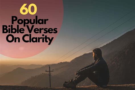 60 Popular Bible Verses On Clarity