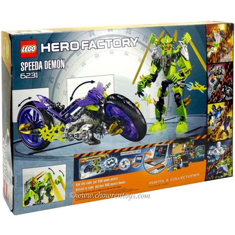 Lego Hero Factory Sets 6231 Speeda Demon New Rough Shape