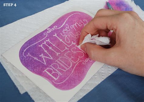 August 1, 2012may 2, 2017|chelsea rachel. DIY | Watercolor 'Will You Be My Bridesmaid?' Cards ...