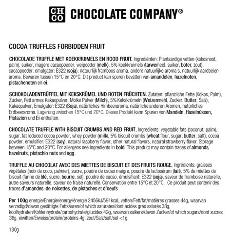 Chocolate Company Chocolade Truffels Forbidden Fruits
