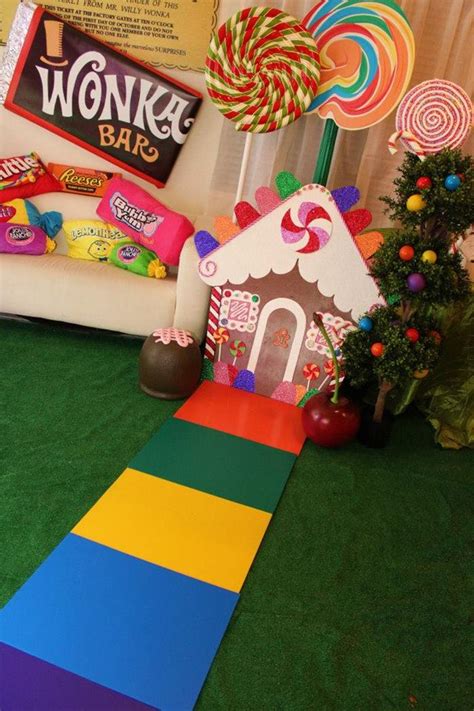 Decked out in festive peppermint, ice cream cones and colorful fruit candies, even jolly old st. Kara's Party Ideas Willy Wonka's Candyland Wonderland ...