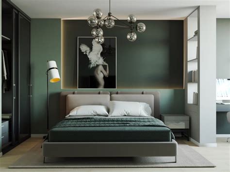 A warm bedroom with subtle lighting by rio laksana. 51 Green Bedrooms With Tips And Accessories To Help You ...