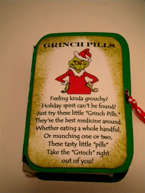 4 Best Images Of Grinch Pills Poem Printable Grinch Poop Poem