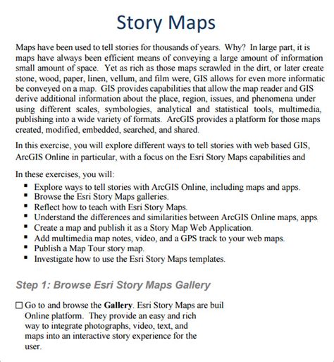 story map