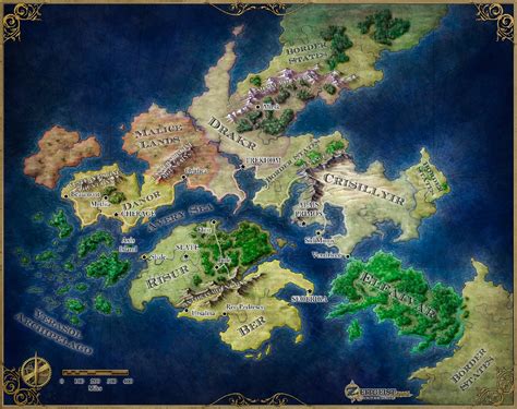 Fantasy Map Fantasy World Map Dnd World Map