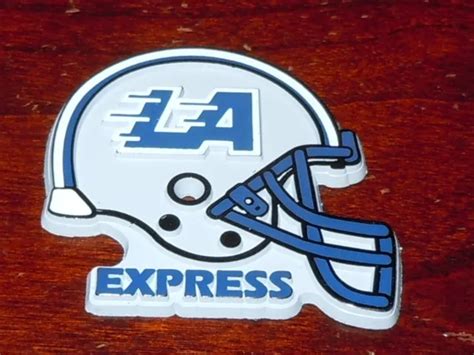 Los Angeles Express Vintage Usfl Rubber Football Fridge Magnet