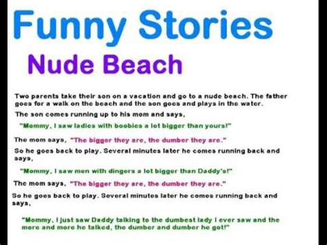 STORY TIME ON NUDE BEACH YouTube