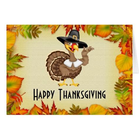 May you have a blessed and. Happy Thanksgiving Greeting Card | Zazzle
