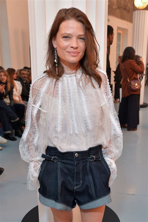 Search results for mélanie thierry. MELANIE THIERRY at Chloe Show at Paris Fashion Week 09/26 ...