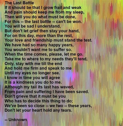 Through happiness, laughter, sadness and tears. A beautiful poem for the loss of your dog. We just had to ...