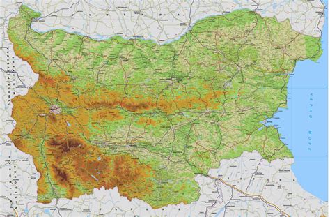 Bulgaria Map And Bulgaria Satellite Images