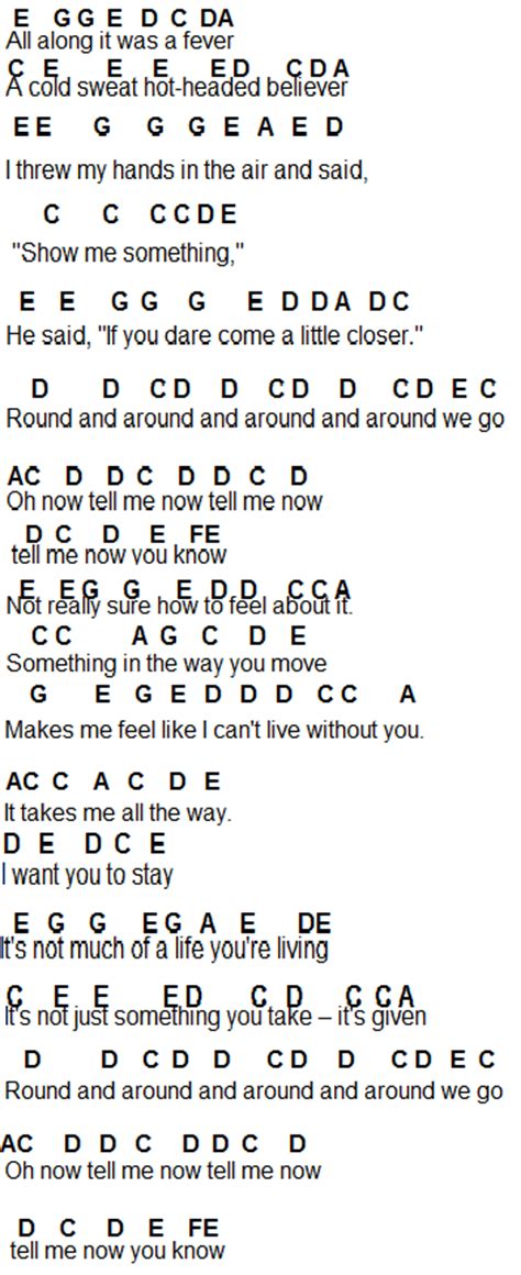 Flute Sheet Music Stay