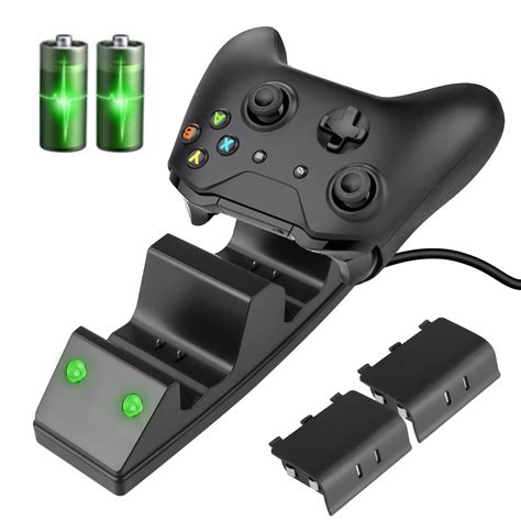 Led Dual Fast Charging Dock Station Charger Fit For Xbox One Xbox One