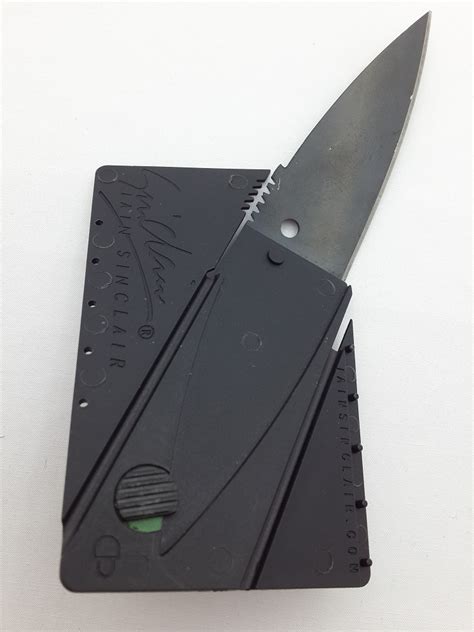 Ultra Thin Credit Card Sized Folding Knife