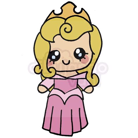 Princesa Aurora Kawaii Dibujando Con Vani