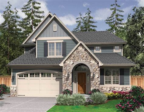 This is your opportunity to pick a design that perfectly suits you. Starter Home Plan with English Country Charm - 6990AM ...