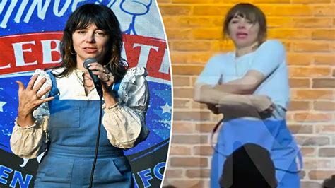 Watch Natasha Leggero No Shirt Video Viral US Comedian Topless Performance NewsFinale