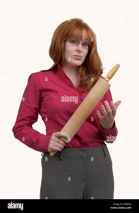 Angry Mom Holding Rolling Pin