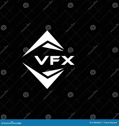 Vfx Abstract Technology Logo Design On Black Background Vfx Creative