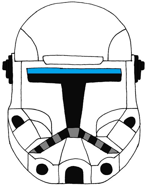 Star wars clone trooper coloring pages are a fun way for kids of all ages to develop creativity, focus, motor skills and color recognition. Clone Commando Standard Helmet | Star wars commando, Star ...