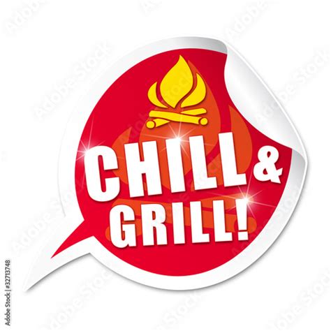 Chill And Grill Button Icon Stock Photo And Royalty Free Images On