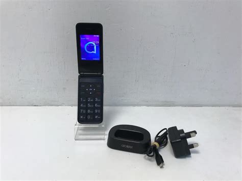 Alcatel 3082x Flip Mobile Phone Tesco